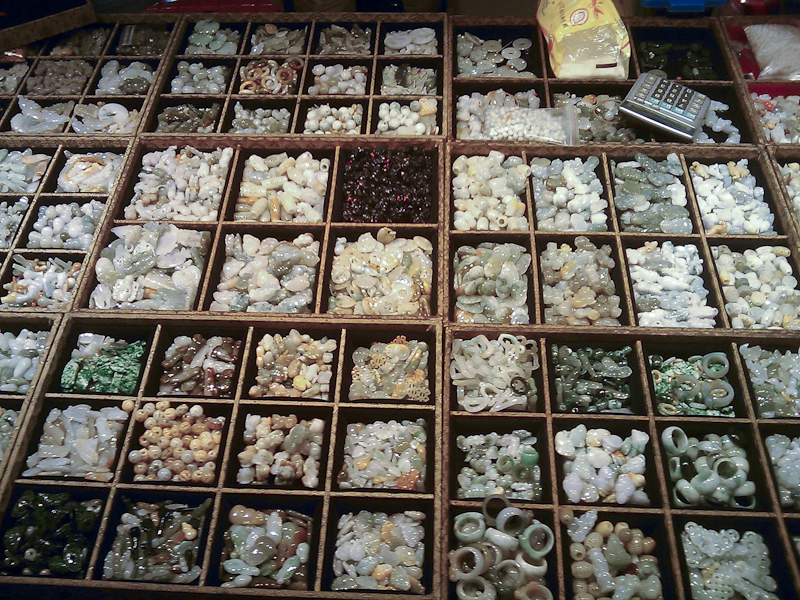 Various beads for necklaces and bracelets